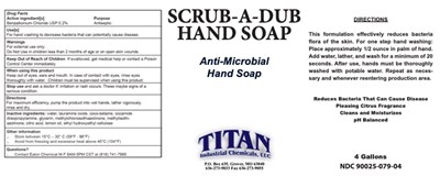 Lb079 Box Label Front And Back Panel (Lb079.box Scrub A Dub Titan)
